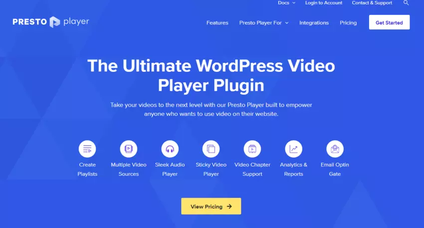 Presto Player WordPress Plugin